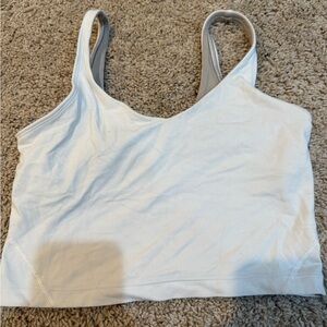 Lululemon White Tank Top